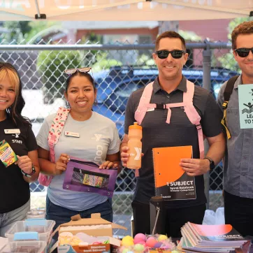 Montecito YMCA at Adelante school supply event